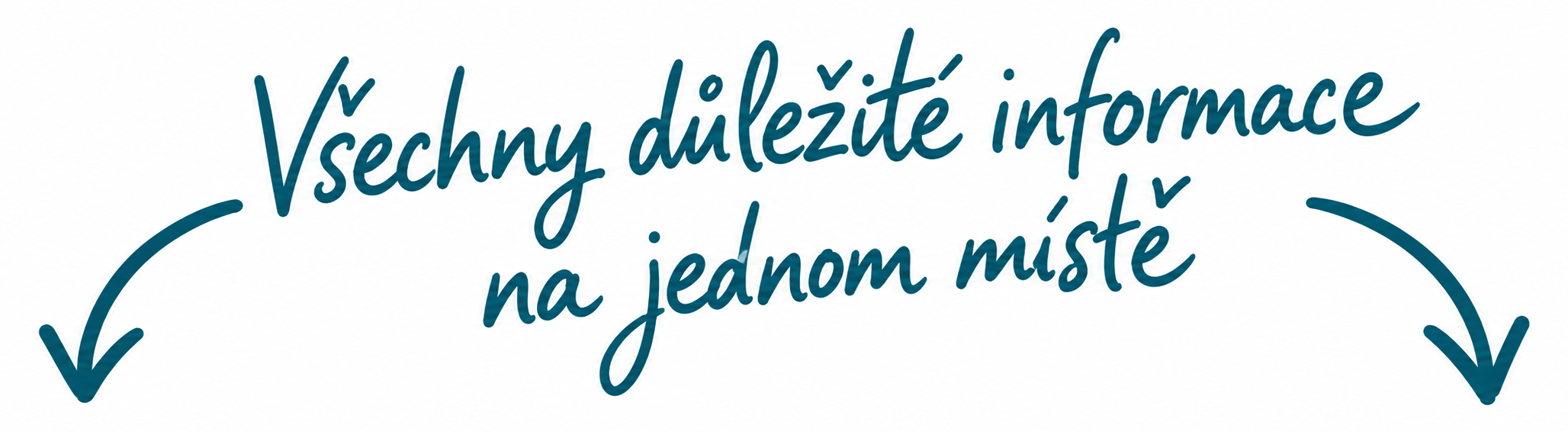 Všechny důležité informace na jednom místě