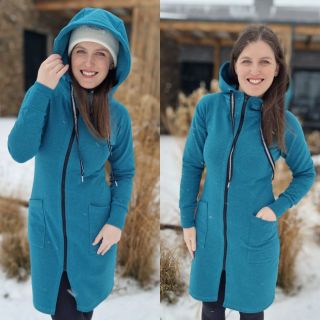 Ahoj švadlenky, Už jste vyzkoušely nový dámský střih na dlouhou, pohodlnou a teplou mikinu Bára? Ještě ne. Tak určitě...